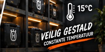 Gecontroleerde stalling bij 15 graden