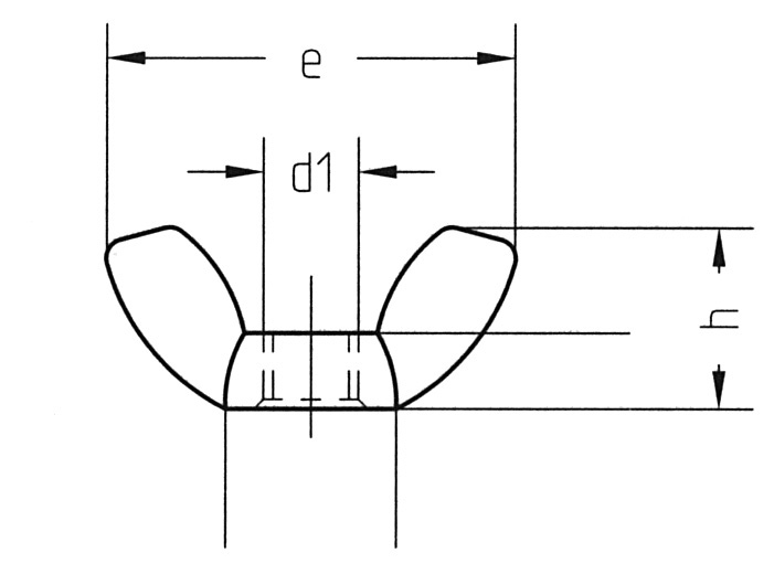 VLEUGELMOER AM.MODEL CL.04 ZN M4