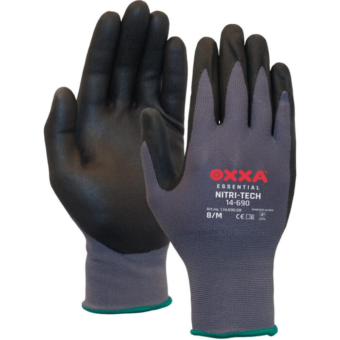 OXXA Nitri-Tech 14-690,zwart/grijs, 11