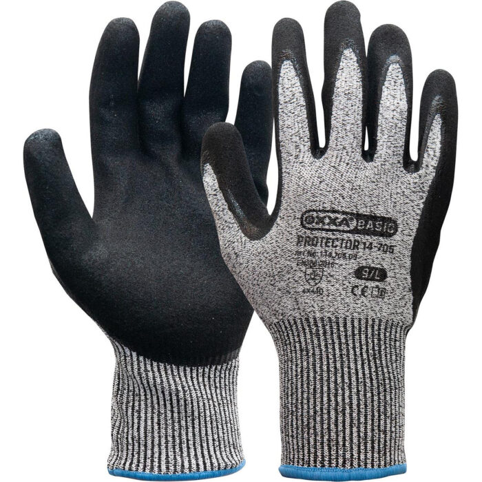 OXXA Protector 14-705 Cut D, zwart/gr, 9
