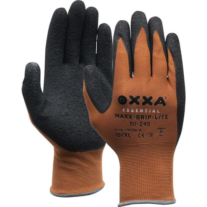 OXXA Maxx-Grip-Lite 50-245,zw/bruin, 9