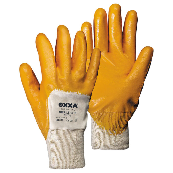 OXXA Nitrile-Lite 51-170, geel/wit, 8