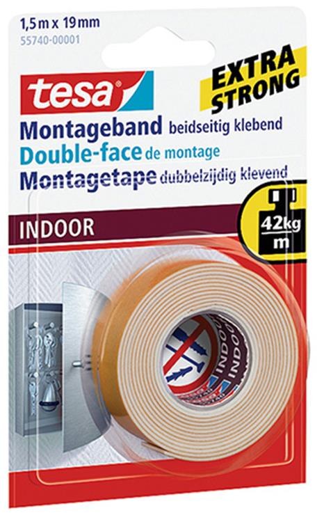 TESA MONT.TAPE INDOOR 1.5X19MM