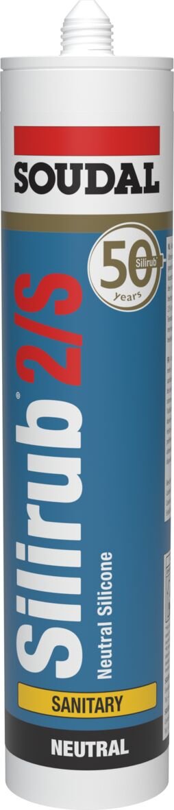 SILIRUB 2/S koker wit RAL 9010 300 ml
