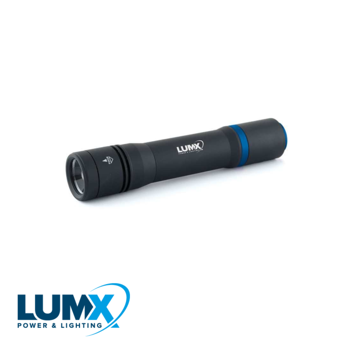 Tactische LED T-1000 zaklamp, USB oplaadbaar / Focus Control